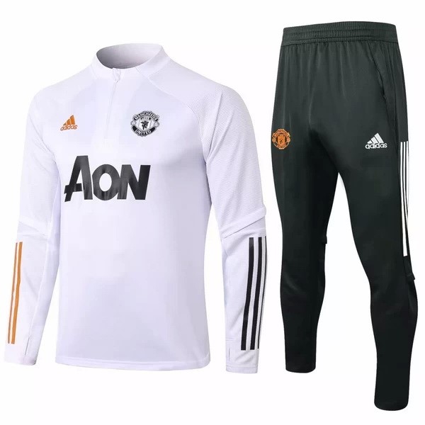 Tuta Calcio Manchester United 20/21 Bianco Nero